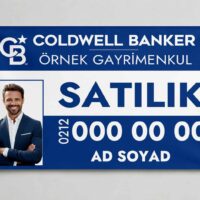 Coldwell Banker Emlakçılara Özel Branda (Kampanyalı)