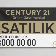 Century 21 Emlakçılara Özel Branda