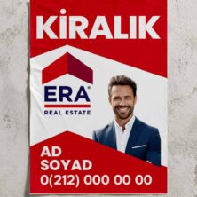 Era Emlakçılara Özel Kağıt Afiş