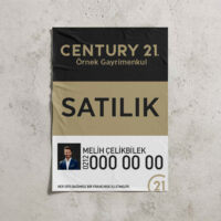 Century 21 Emlakçılara Özel Kağıt Afiş