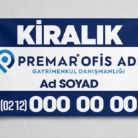 Premar Emlakçılara Özel Branda (Kampanyalı)