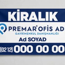 Premar Emlakçılara Özel Branda (Kampanyalı)