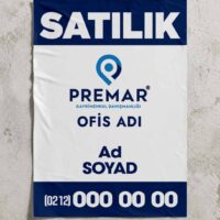 Premar Emlakçılara Özel Kağıt Afiş