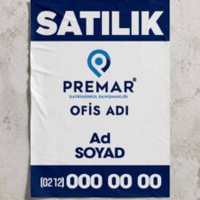 Premar Emlakçılara Özel Kağıt Afiş