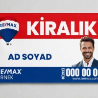 RE/MAX Emlakçılara Özel Branda