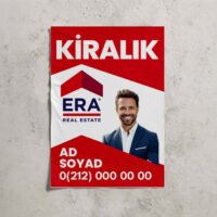 Era Emlakçılara Özel Kağıt Afiş