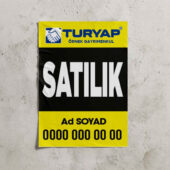 Turyap Emlakçılara Özel Kağıt Afiş
